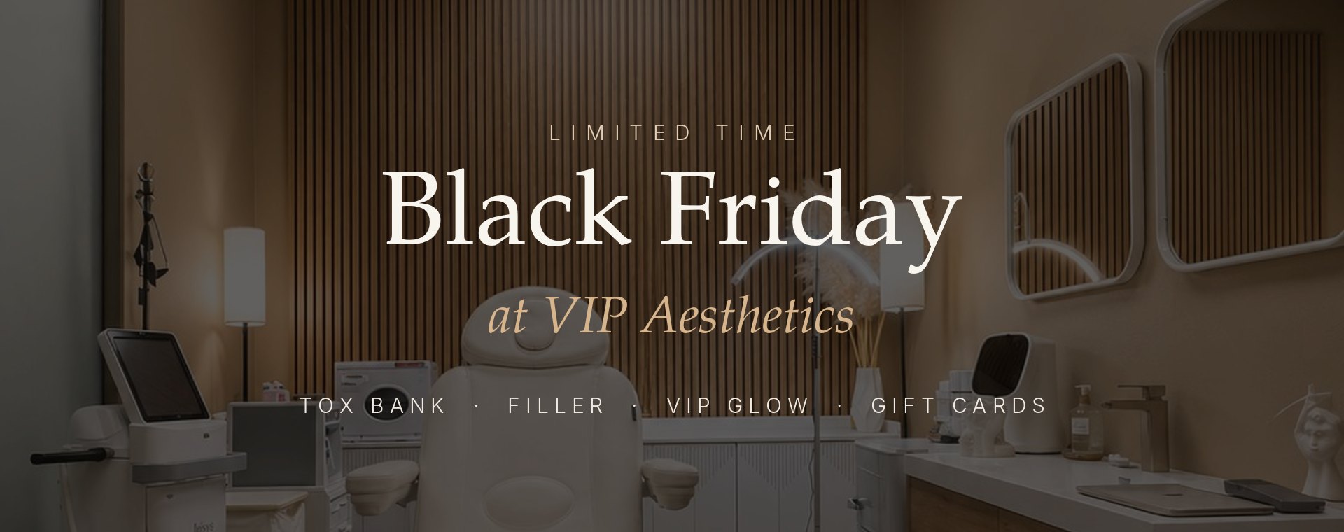 Black Friday med spa specials at VIP Aesthetics OC Newport Beach