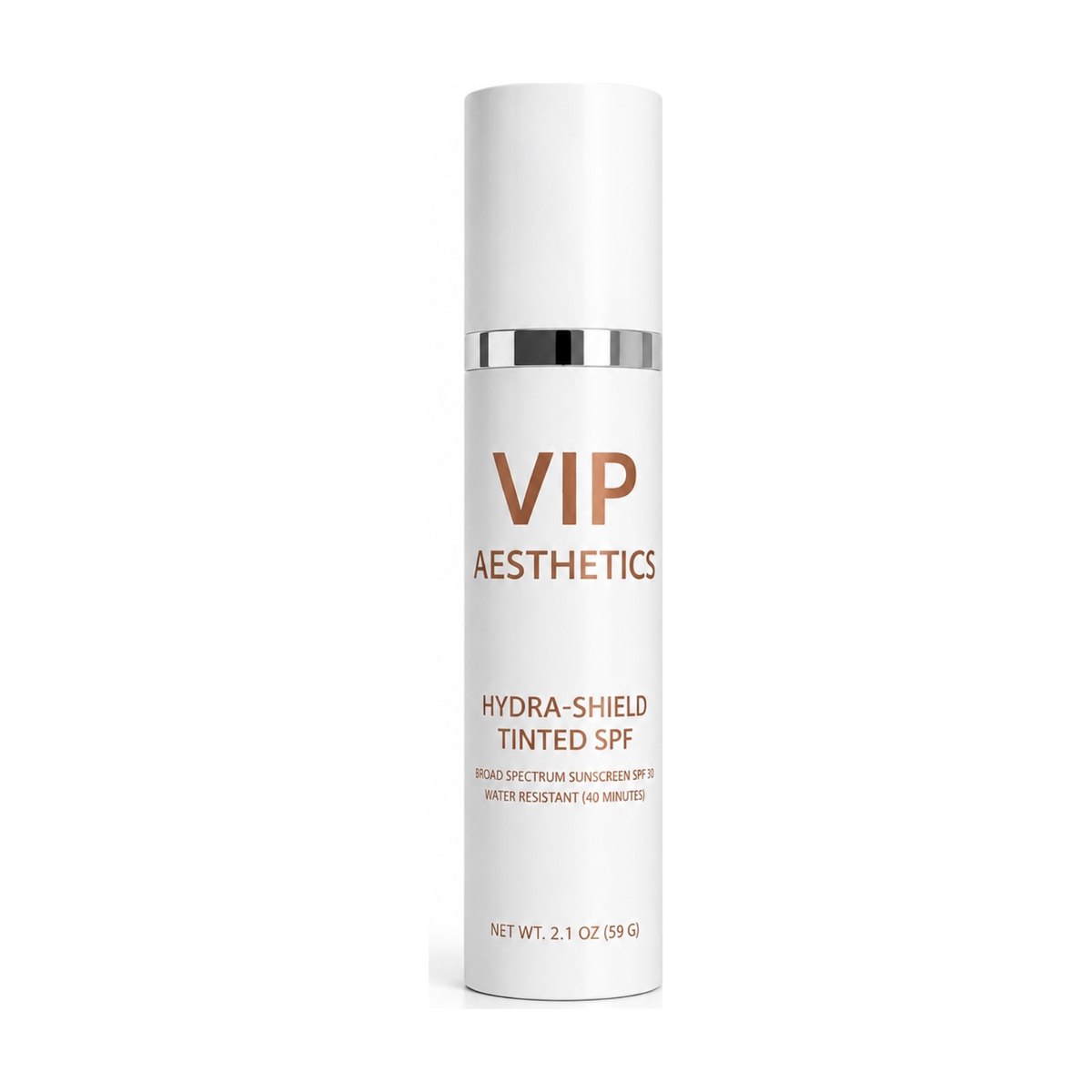 VIP Aesthetics Hydra-Shield Tinted SPF 30 mineral sunscreen